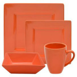 Ten-Strawberry-Street-Nova-16-Piece-Square-Dinnerware-Set-in-Orange-NOVA-16SQ-ORNG